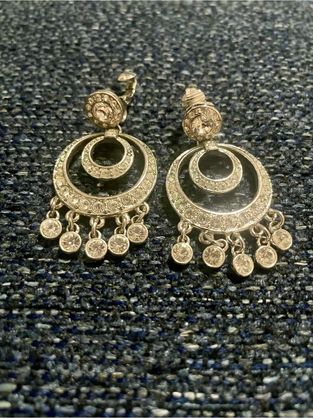 NWOT Vintage Kenneth Jay Lane Chandelier Earrings